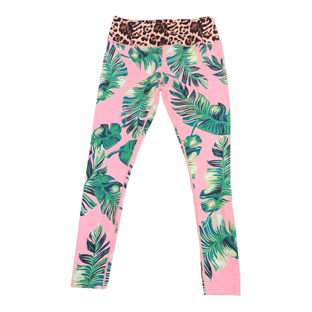 Venus Leopard Tropical full length leggings s LG